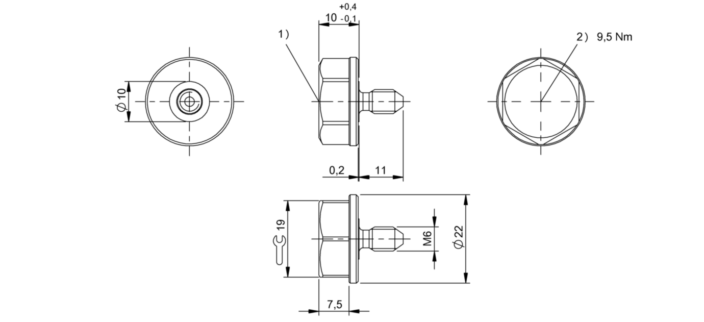 Транспондер RFID Balluff BIS C-140-05/L-M6