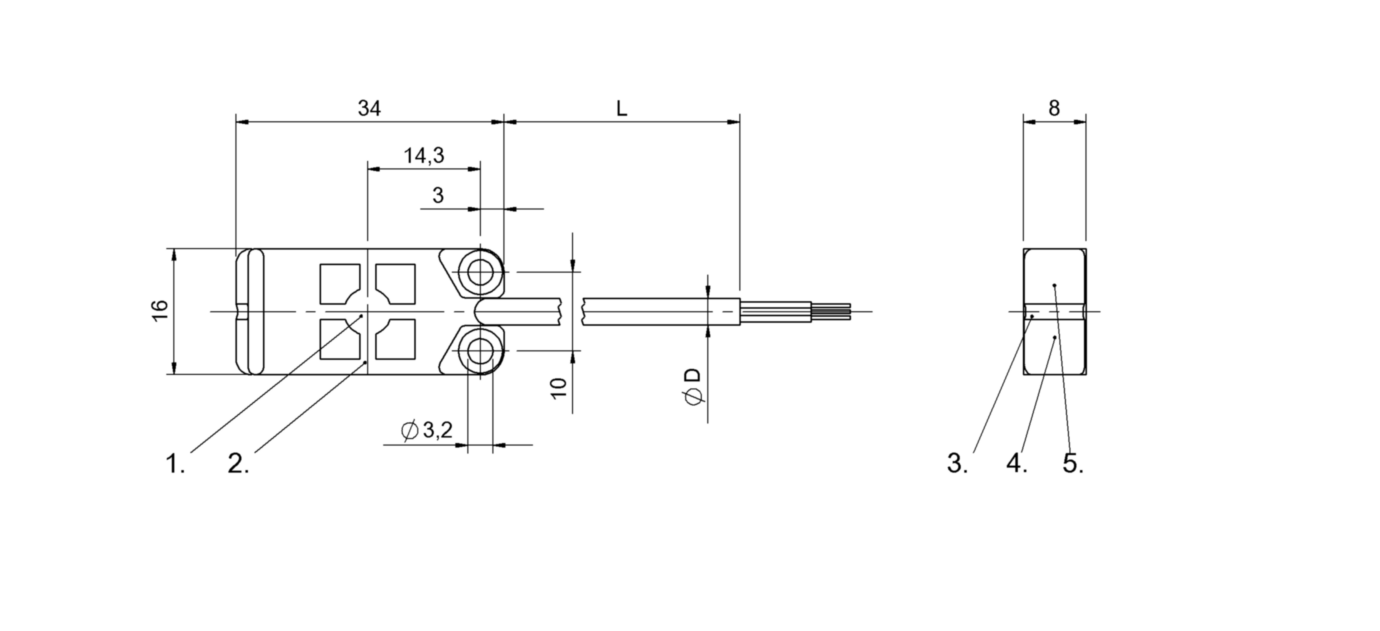 Емкостной датчик Balluff BCS R08RRE-PSM80C-EP02