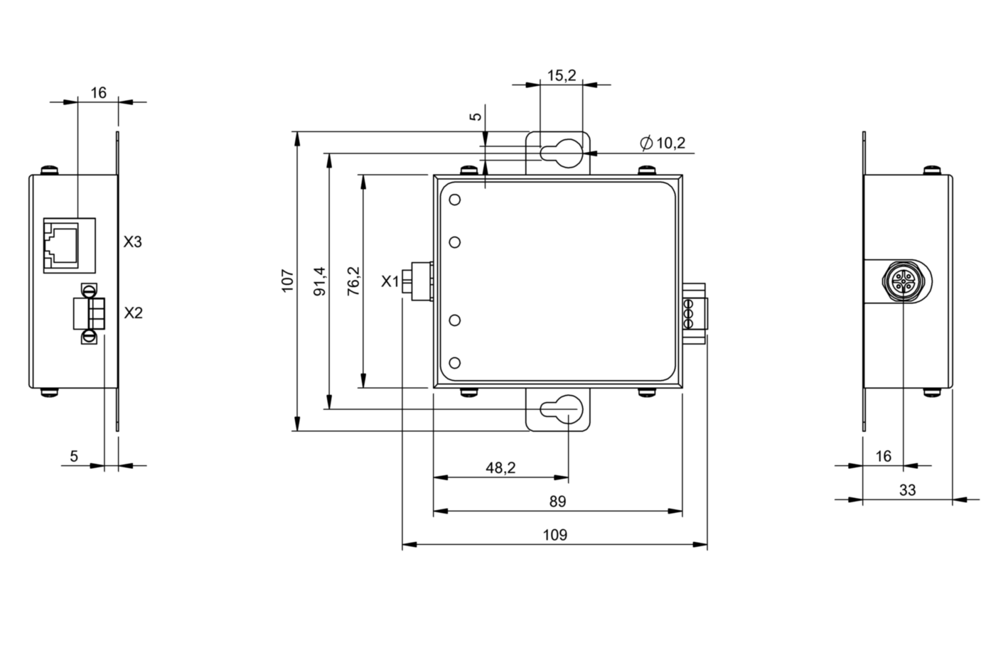 Коммуникационный модуль RFID Balluff BIS Z-GW-001-IND