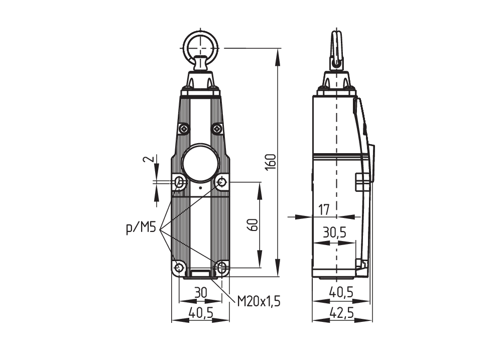 Тросовый переключатель Schmersal TQ700-11S