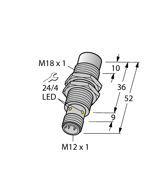 Индуктивный датчик TURCK NI15U-EM18WD-AP6X-H1141
