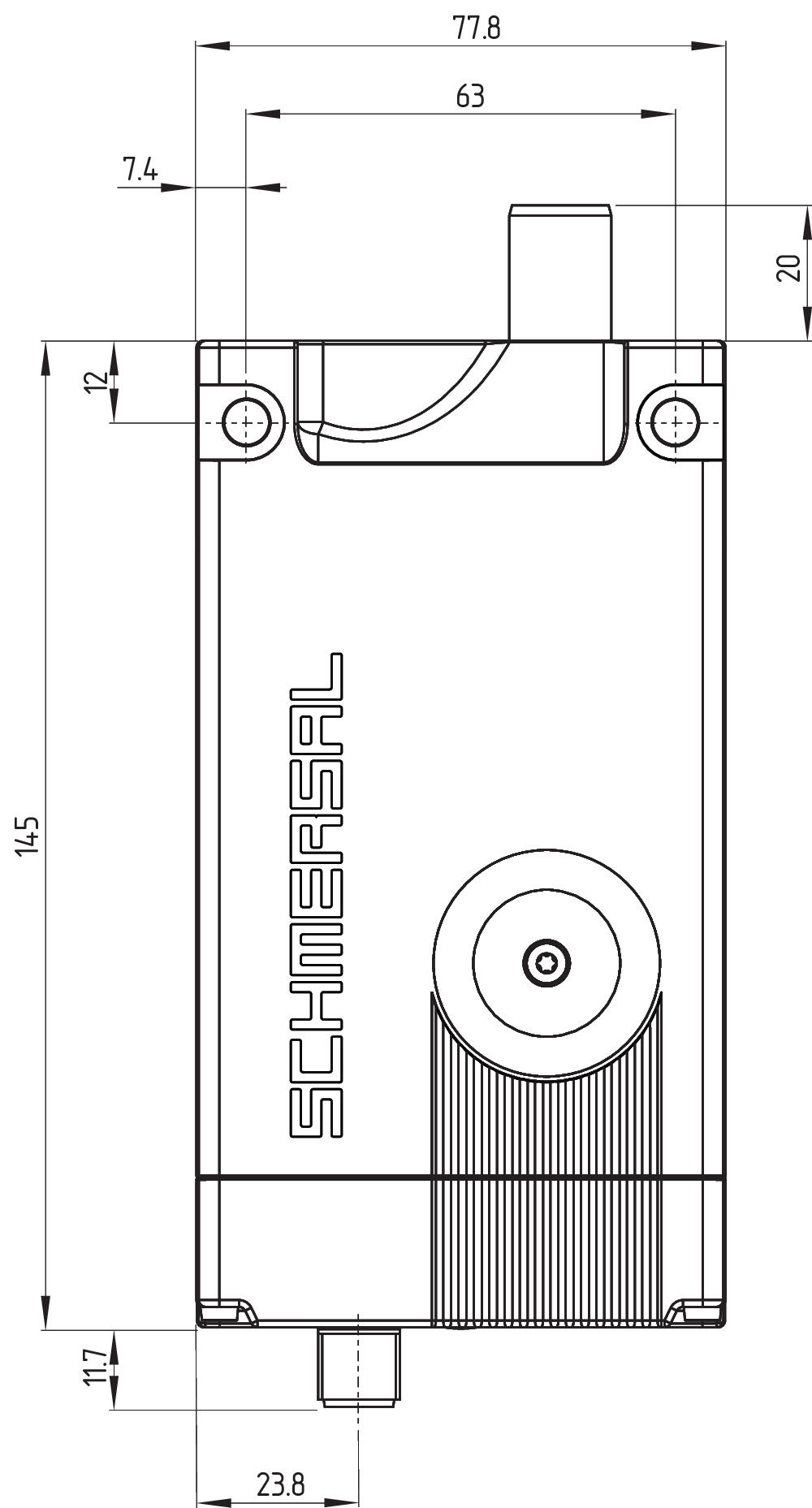 Дверной выключатель безопасности Schmersal AZM400Z-ST-I2-1P2P