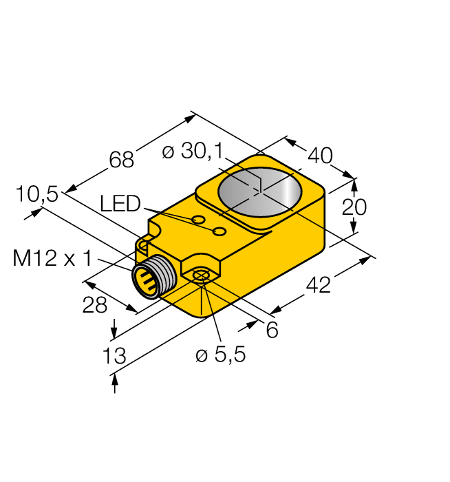 Кольцевой датчик TURCK BI30R-Q20-AP6X2-H1141