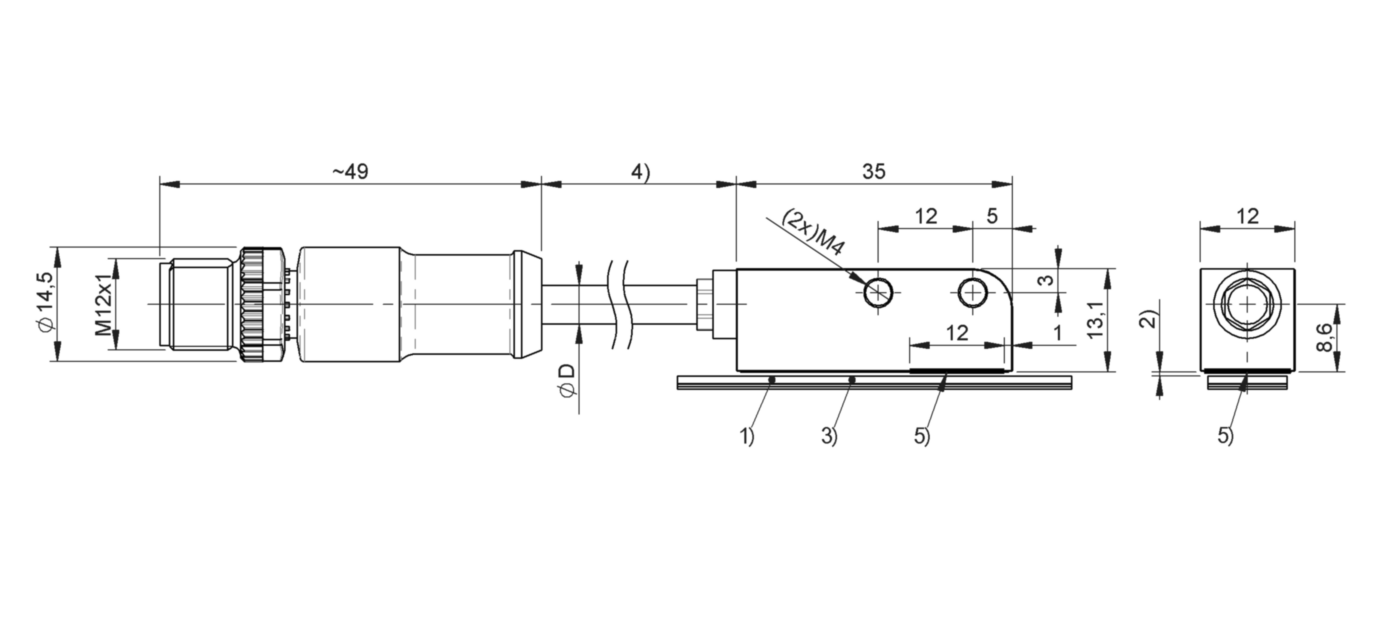 Магнитный энкодер Balluff BML-S1F1-A62Z-M310-90-KA00,3-S284