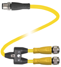 Y-образный разветвитель Pepperl Fuchs V15-G-S-10M-T-03M-PUR-A-V1-C2