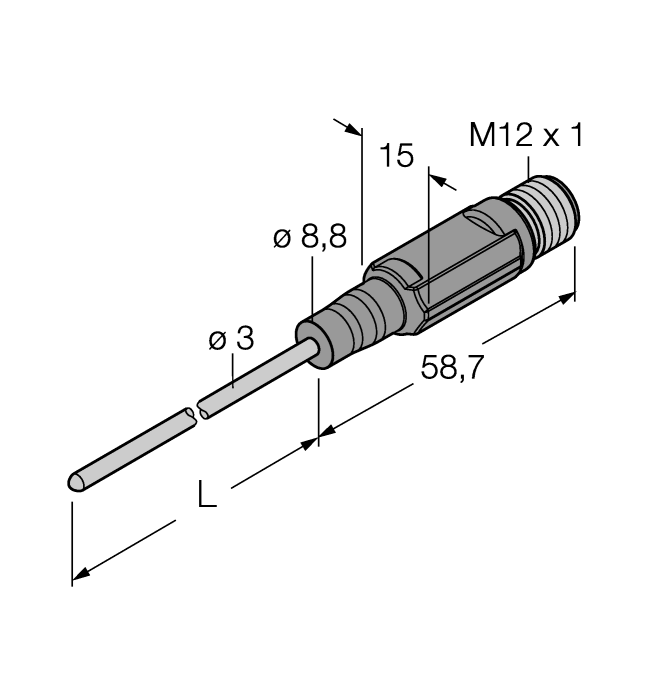 Датчик температуры TURCK TTM150C-203A-CF-LI6-H1140-L150