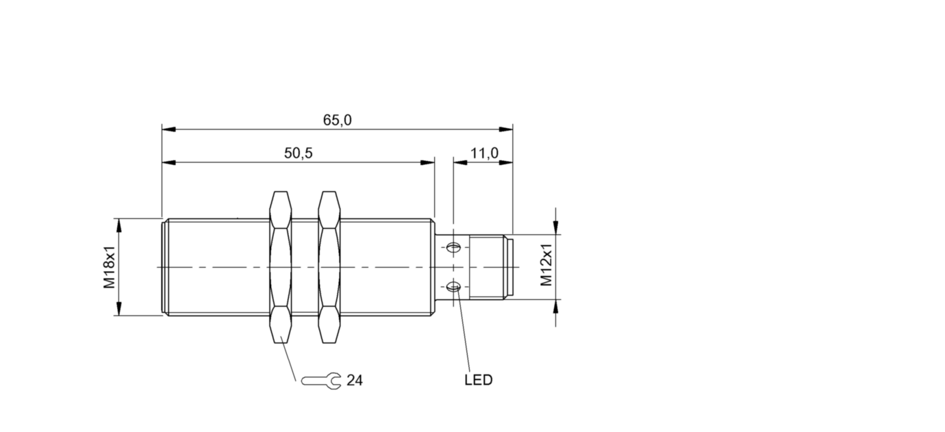 Индуктивный датчик расстояния Balluff BAW M18MI-IAC50B-S04G