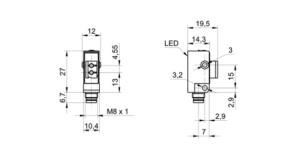 Усилитель для оптоволоконных датчиков Baumer FVDK 10N5101/S35A