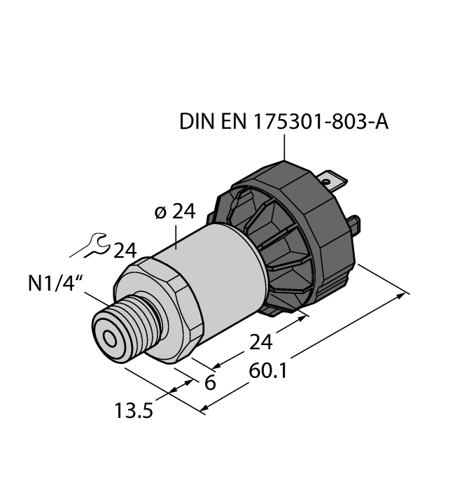 Датчик давления TURCK PT500PSIG-1003-I2-DA91/X