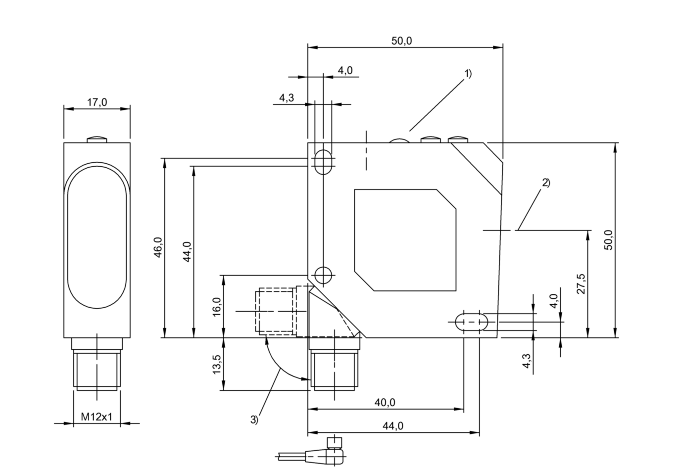 Оптический датчик Balluff BOS 26K-PA-1LQP-S4-C