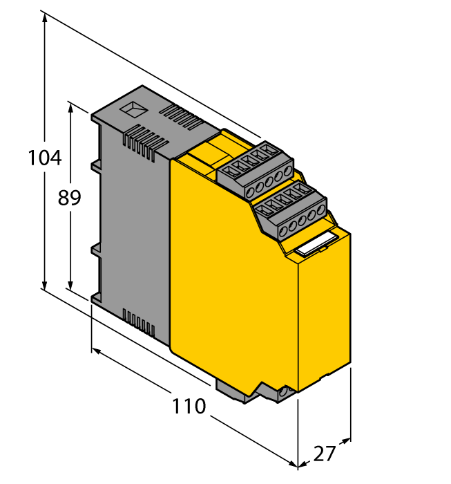 Блок обработки для датчиков потока TURCK FM-IM-3UR38X