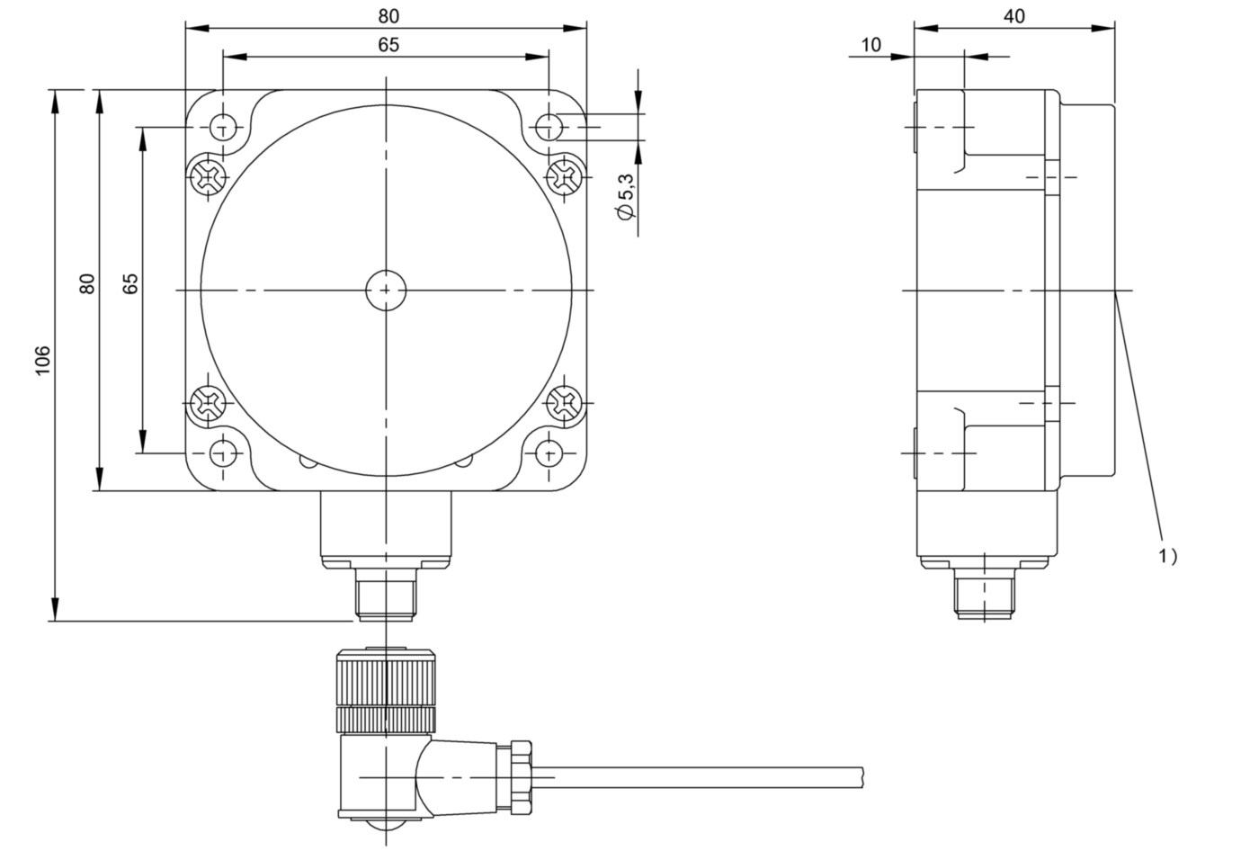 RFID головка чтения/записи Balluff BIS C-315/10-S4