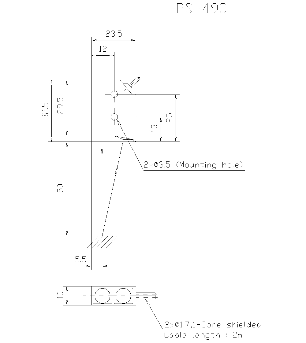 Оптический датчик KEYENCE PS-49C