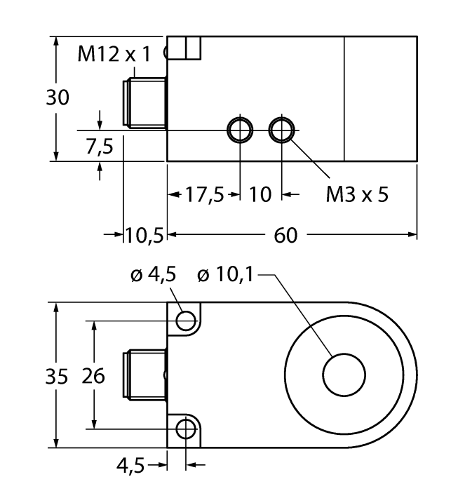 Кольцевой датчик TURCK BI10R-W30-DAN6X-H1141