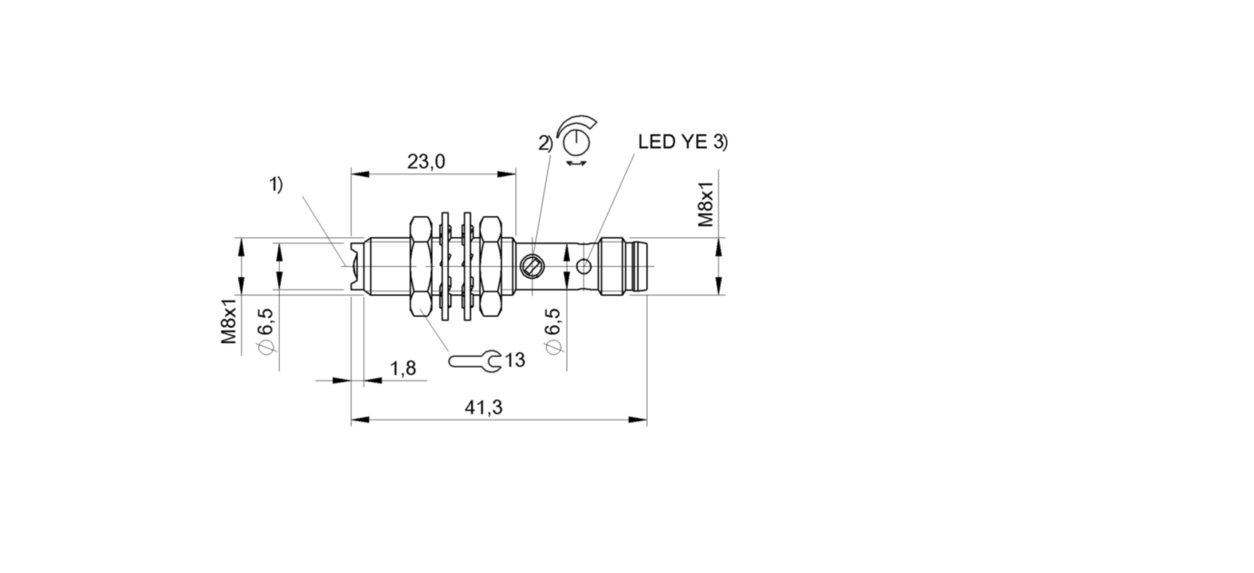 Оптический датчик Balluff BOS 08E-NS-KH22-S49