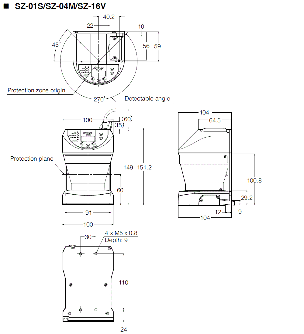 Основной блок KEYENCE SZ-16V