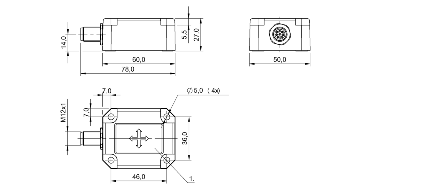 Инклинометр Balluff BSI R65K0-XB-MXS015-S115