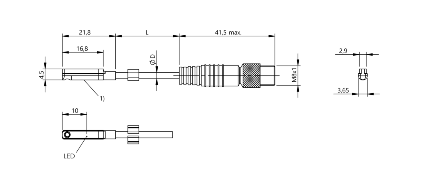 Магнитный датчик для цилиндра Balluff BMF 204K-PS-C-2A-SA2-S49-00,3