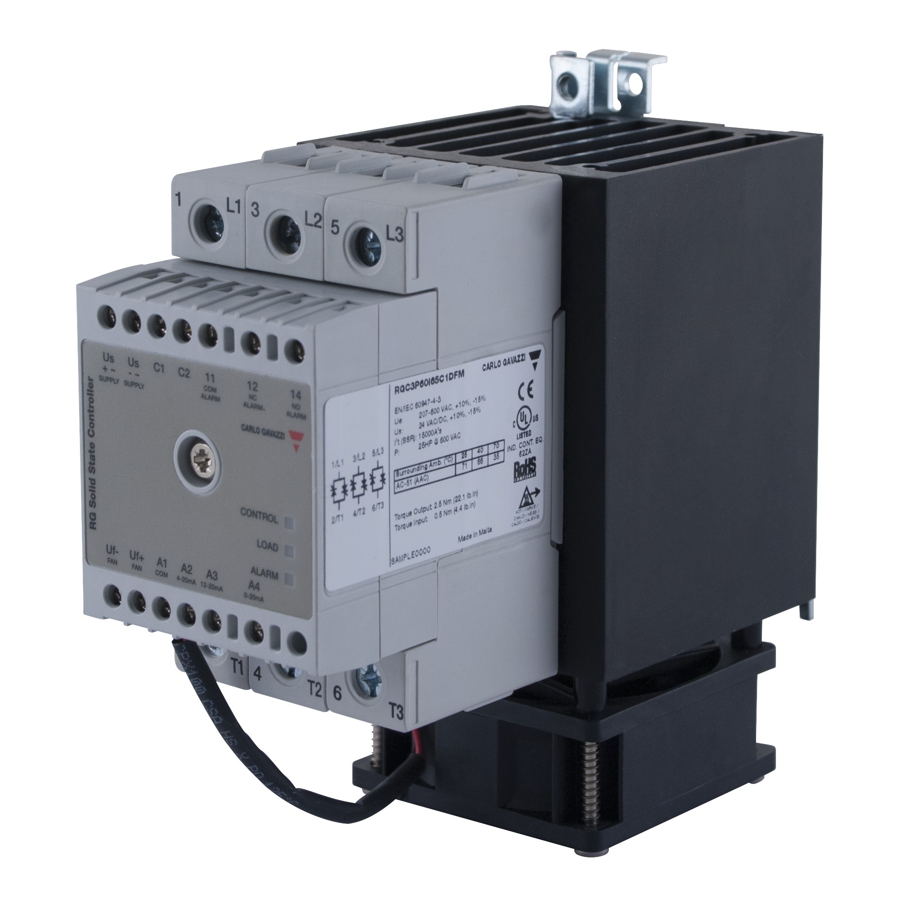 Реле безопасности Carlo Gavazzi RGC3P60I65C1DFM