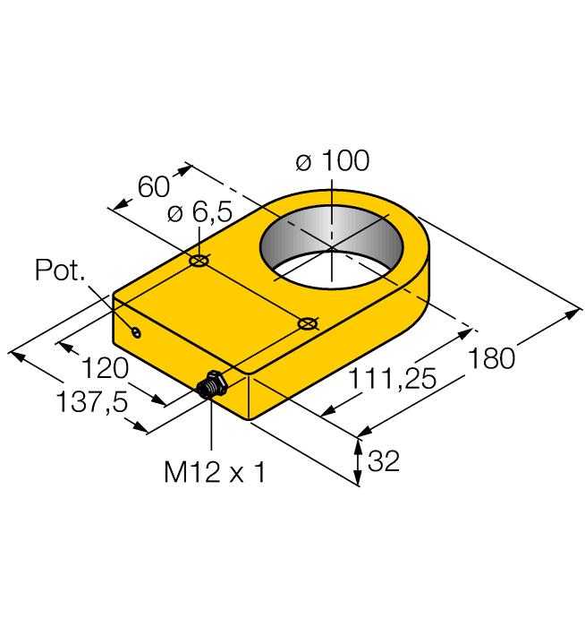 Кольцевой датчик TURCK NI100R-S32XL-2LU-H1141/S950