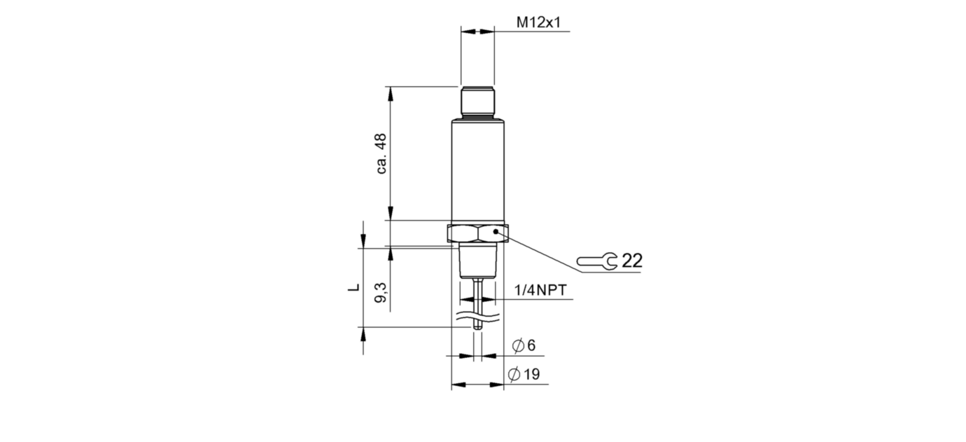 Датчик температуры Balluff BFT 6025-FC002-A06A1A-S4