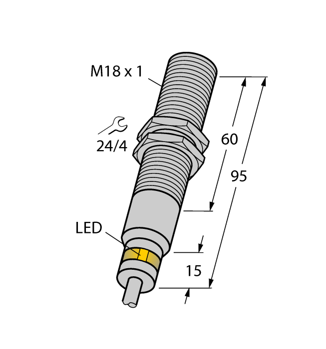 Индуктивный датчик TURCK BI5-EM18D-VP6X/S120