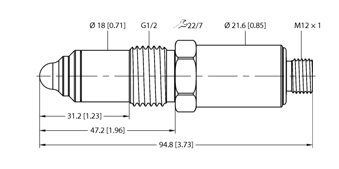 Емкостной датчик TURCK NCLS-30-UN6X-H1141