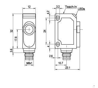 Ультразвуковой датчик Sensopart UT 20-240-PSM4