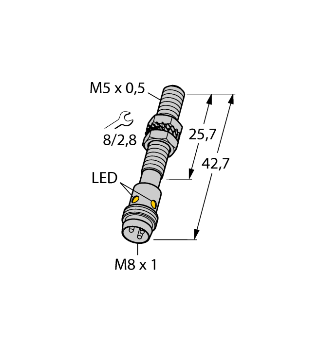 Индуктивный датчик TURCK BI1U-EG05-AP6X-V1331