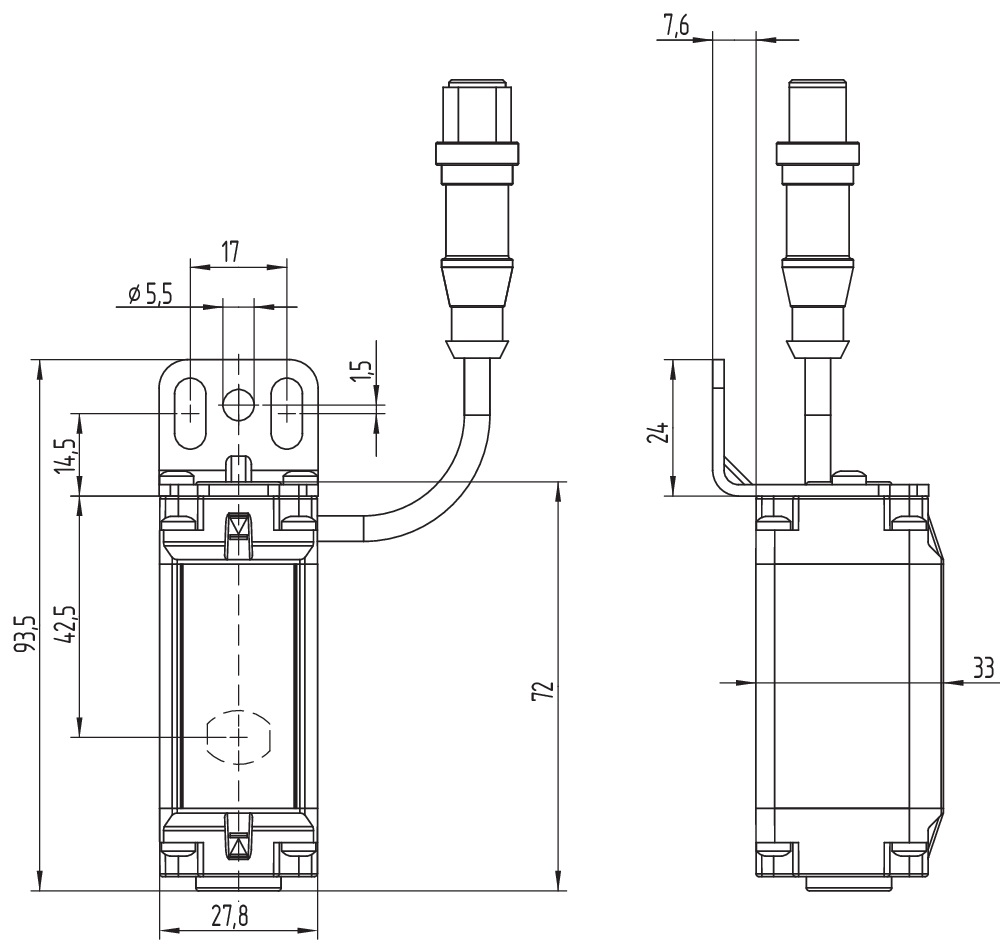 Cветовой барьер безопасности Schmersal SLB440-ER-3-LST