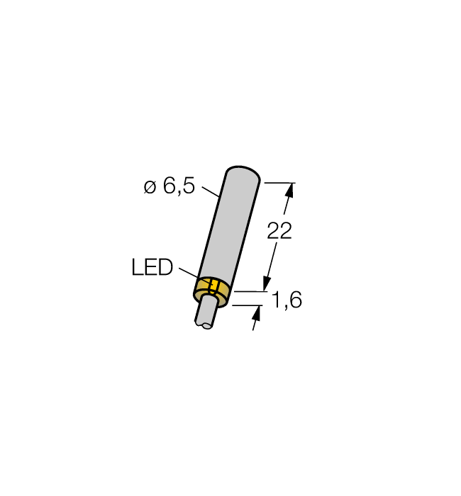 Индуктивный датчик TURCK BI2-EH6.5K-AP6X