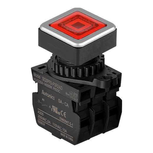 Кнопочный выключатель Autonics SQ3PFS-P3R2AL