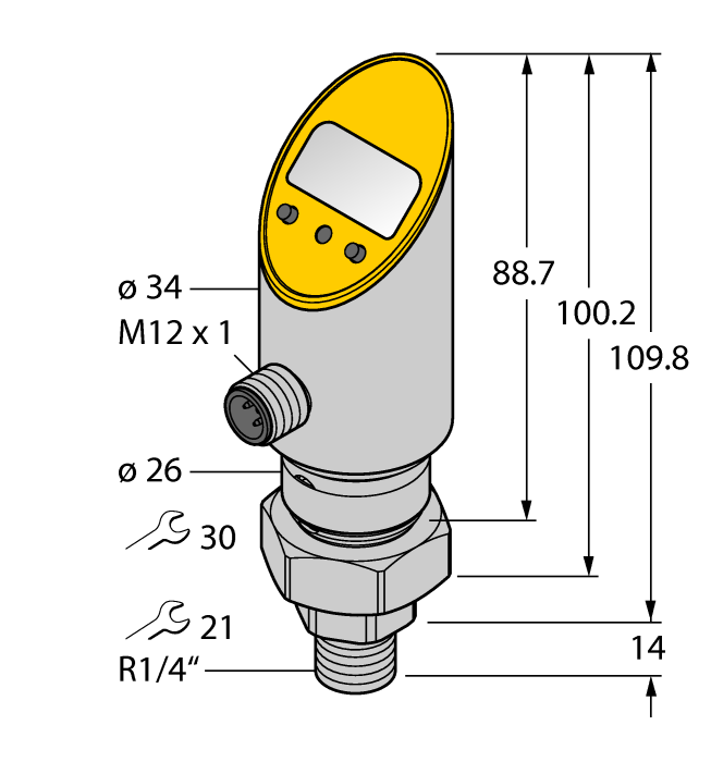 Датчик давления TURCK PS016A-510-2UPN8X-H1141