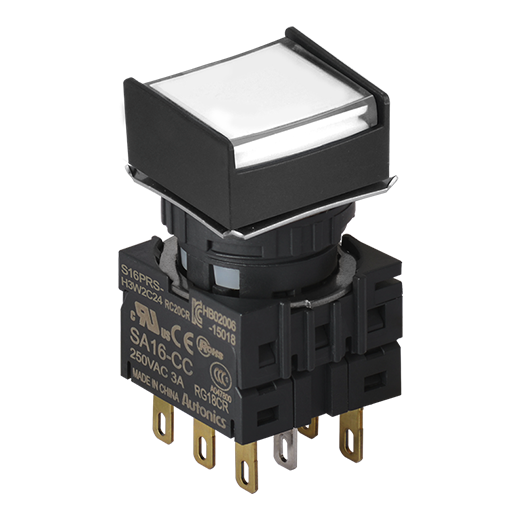 Кнопочный выключатель Autonics S16PRS-H4W2C12