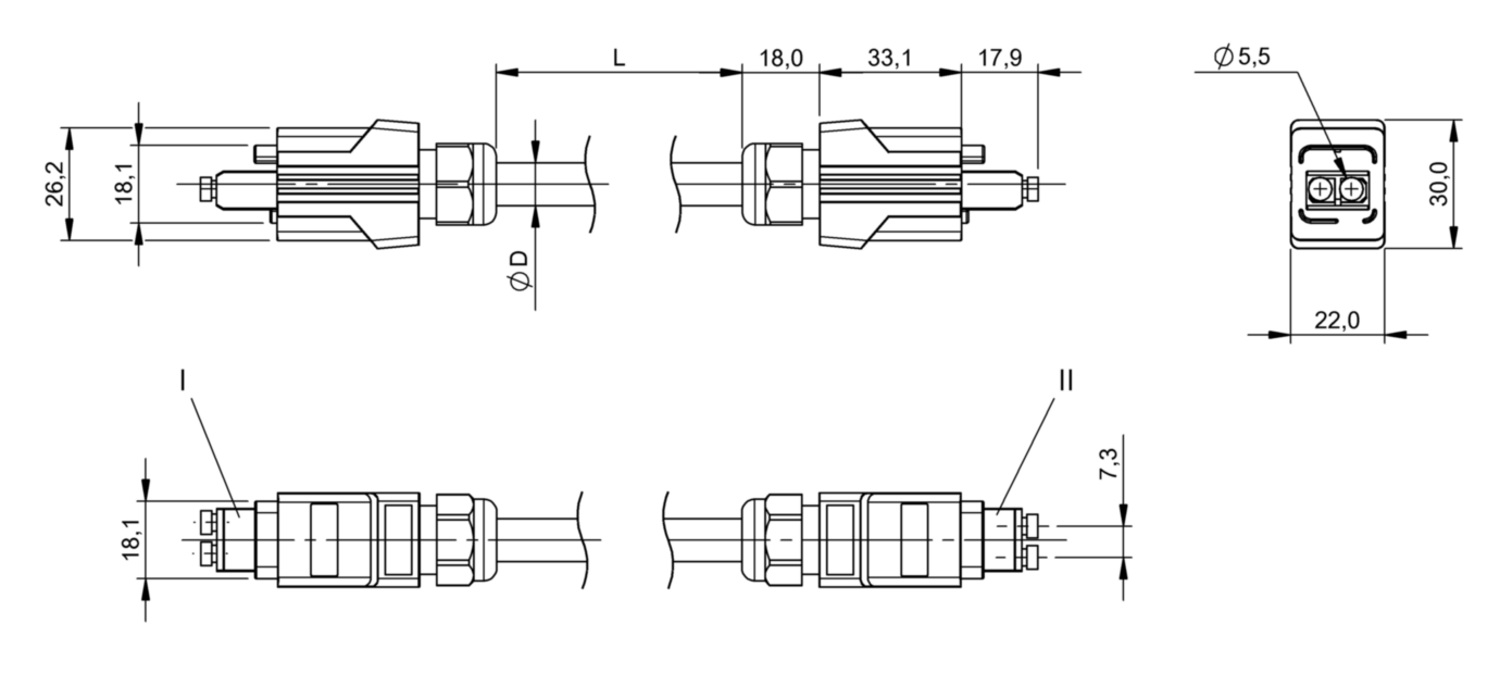 Соединительный кабель Balluff BCC HA72-HA72-9A-371-PX52L2-100