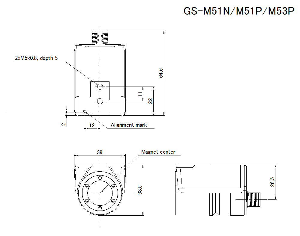 Замок безопасности KEYENCE GS-M53P