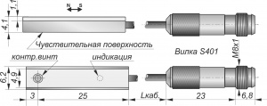 Датчик для цилиндров СКБ Индукция GT01-NO-PNP-P8(Lкаб=0,3м)