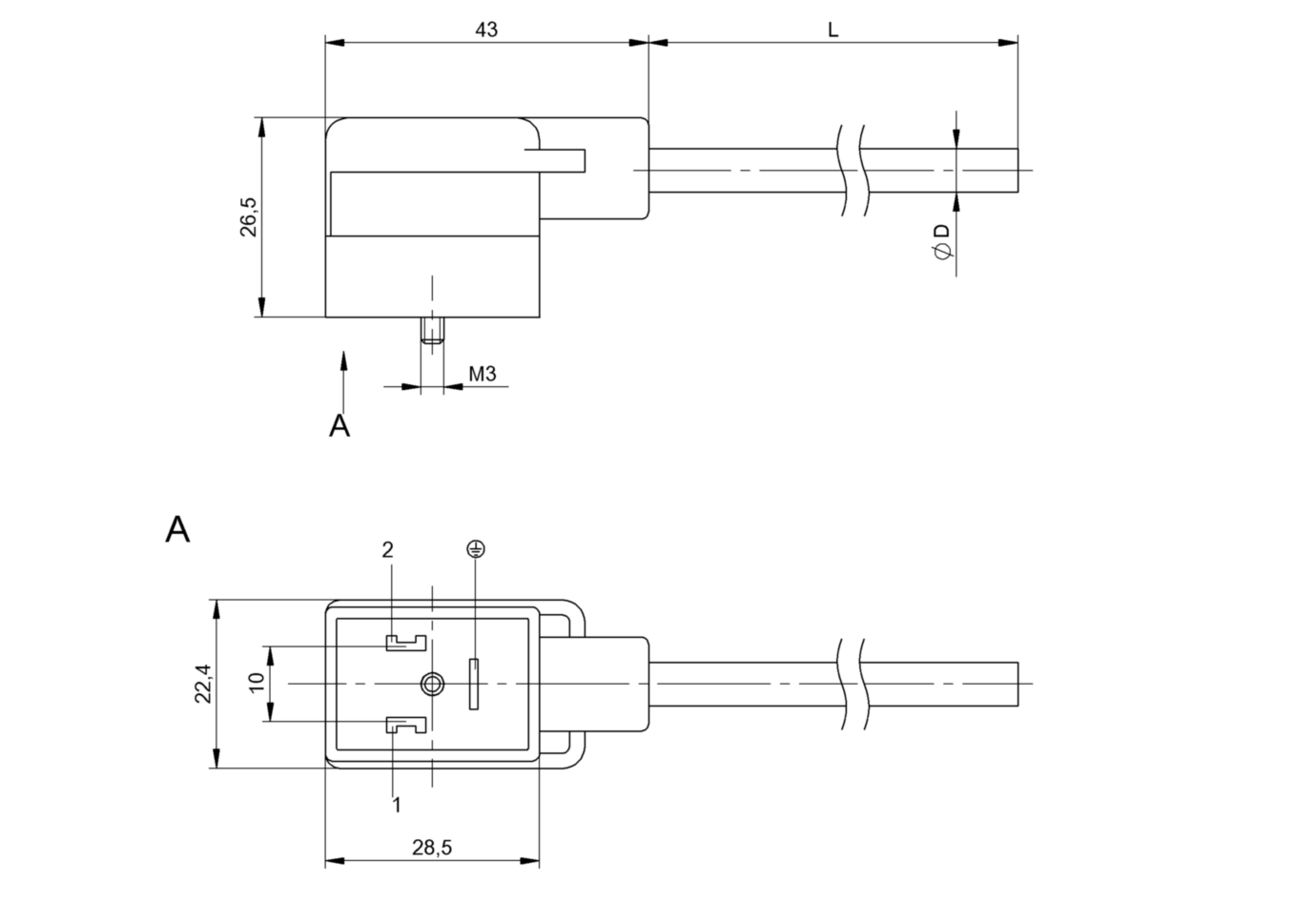 Разъем с кабелем Balluff BCC VB03-0000-10-055-PX0350-020