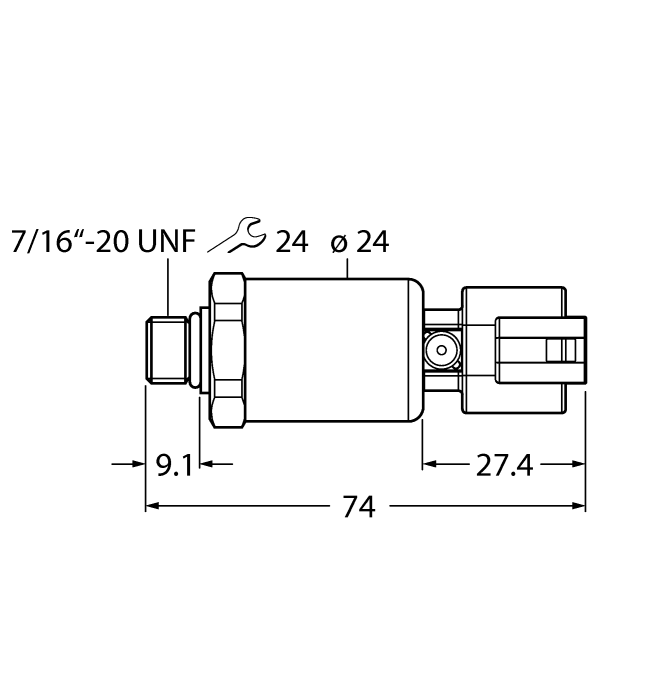Датчик давления TURCK PT400R-2105-I2-DT043P