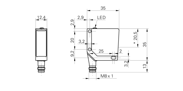 Оптический датчик Baumer FPDM 12P5101/S35A