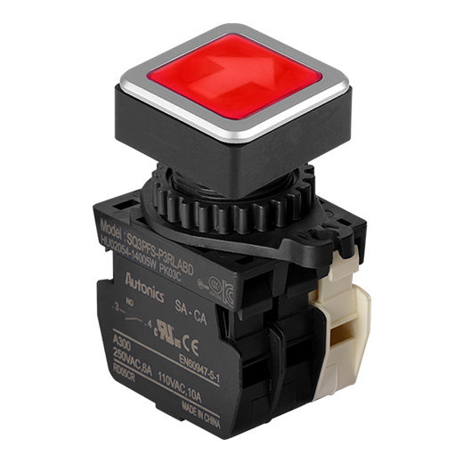 Кнопочный выключатель Autonics SQ3PFS-P3RLABD