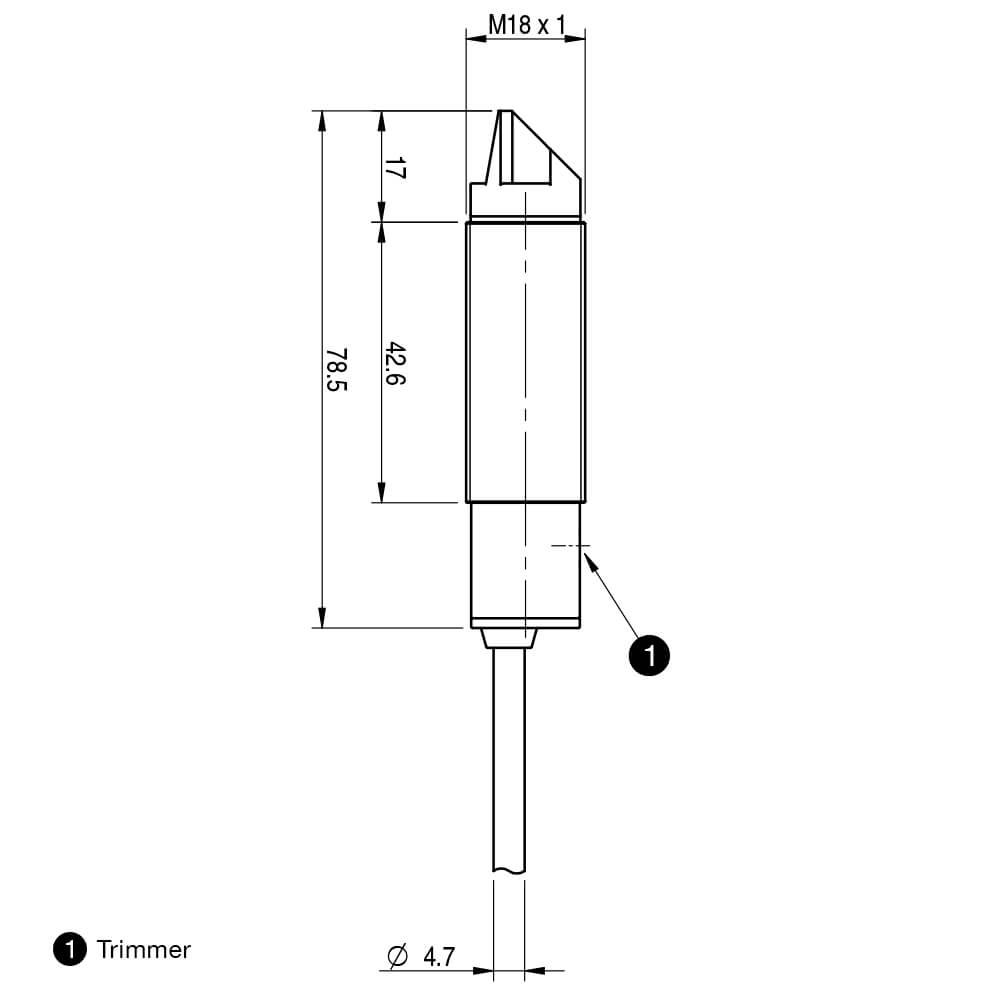 Оптический датчик Micro Detectors FAI4/BP-3A
