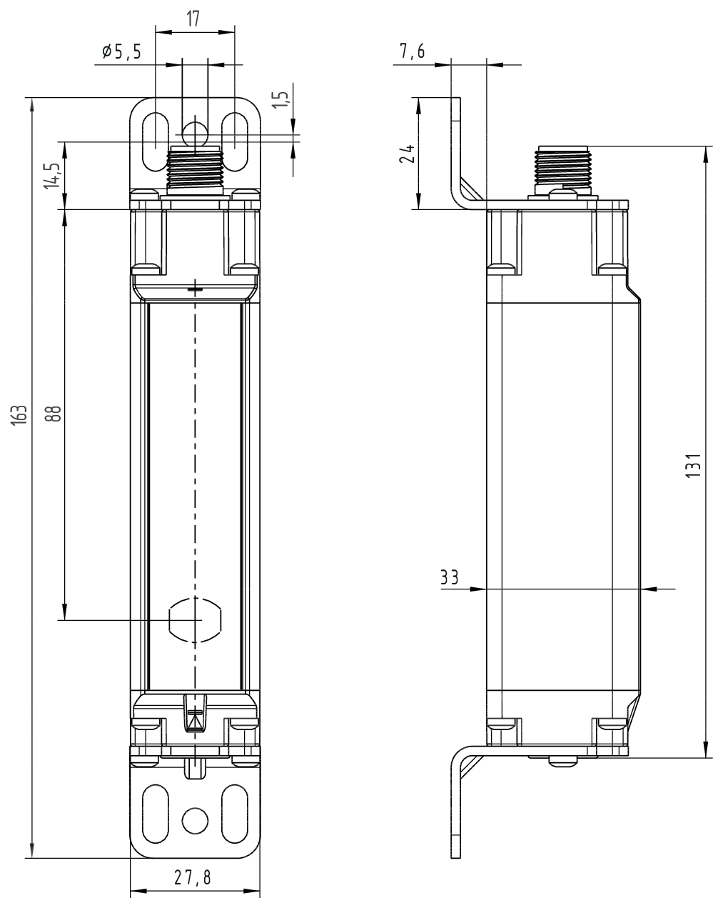 Cветовой барьер безопасности Schmersal SLB440-ER-3-ST-H-EH