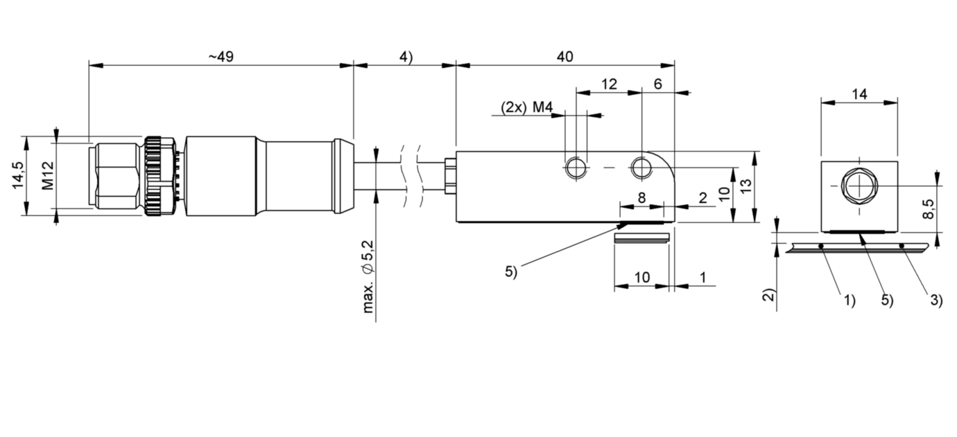 Магнитный энкодер Balluff BML-S1H2-S6RC-M3AA-D0-KA00,3-S284