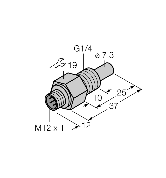 Датчик потока TURCK FCS-G1/4A4-NA-H1141