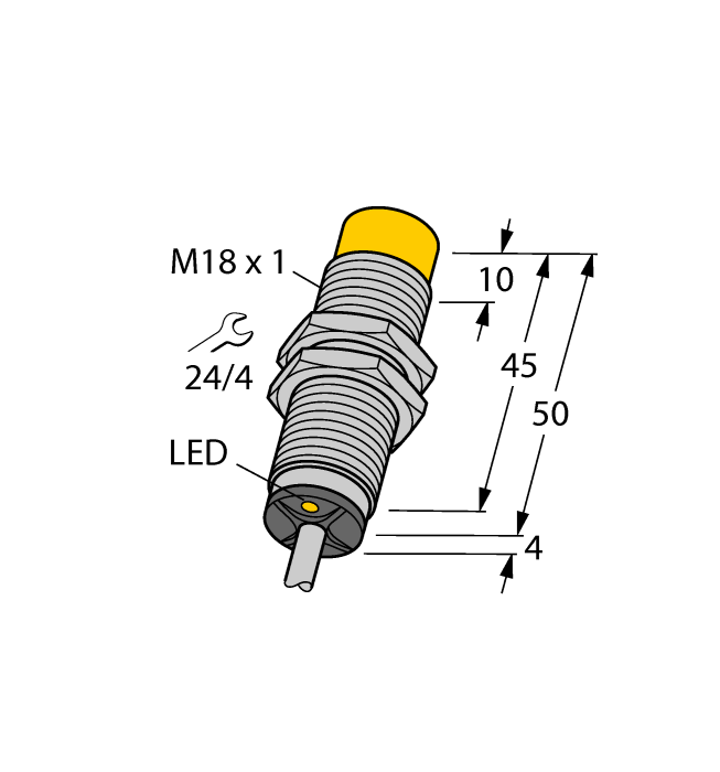 Индуктивный датчик TURCK NI12U-EM18-AP6X