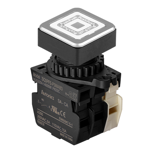 Кнопочный выключатель Autonics SQ3PFS-P3WABDM