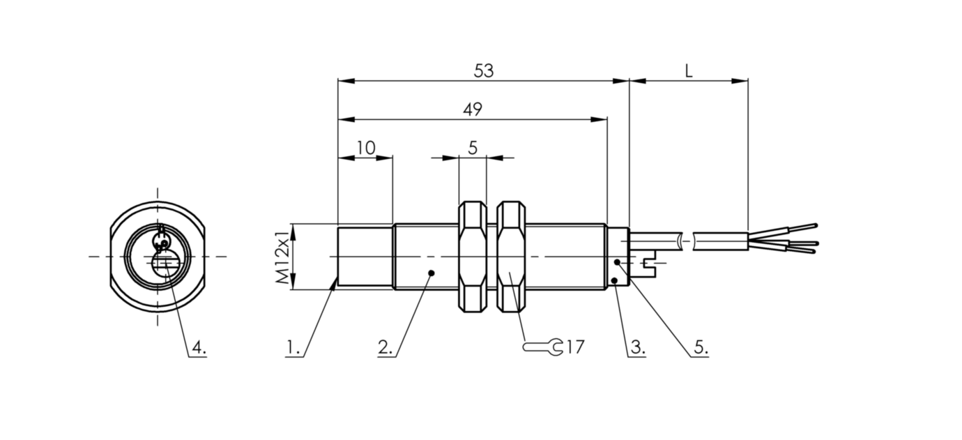 Емкостной датчик уровня Balluff BCS M12TTG1-POM80G-ET02