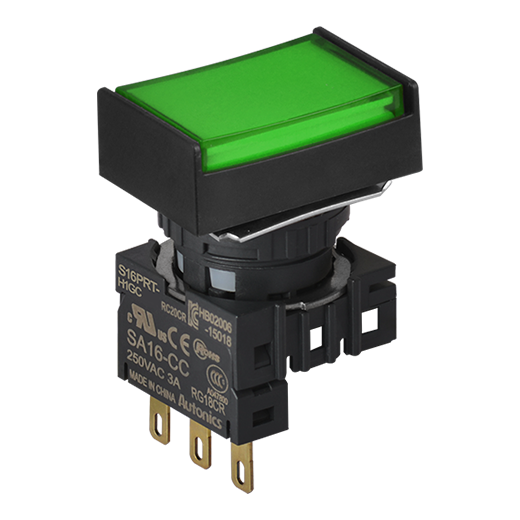 Кнопочный выключатель Autonics S16PRT-H2GC