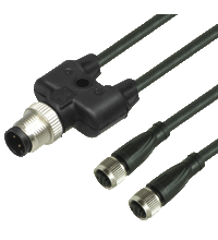 Y-образный разветвитель Pepperl Fuchs V3-GM-BK0,3M-PUR-U-T-V1-G